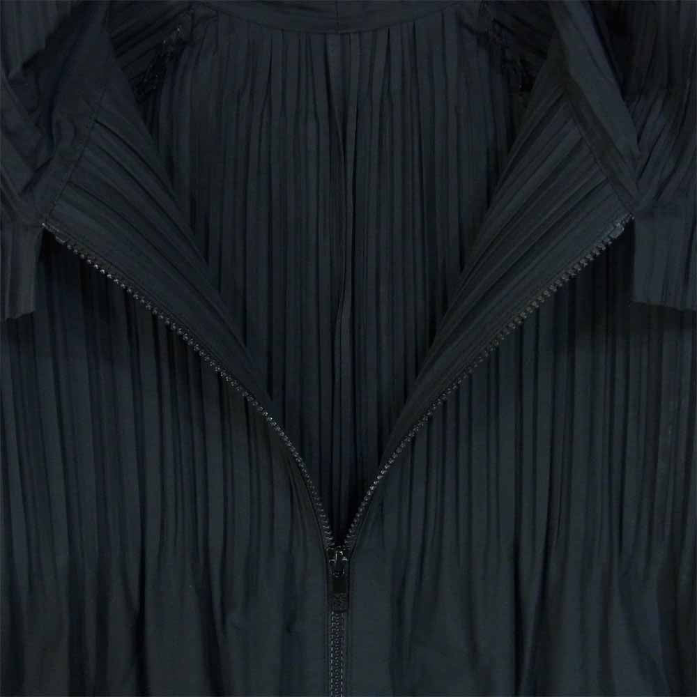 PLEATS PLEASE プリーツプリーズ PP51-ZA882 ISSEY MIYAKE イッセイミヤケ JAUNTY COAT プリーツ加工  フーデッド コート ブラック系 4【中古】