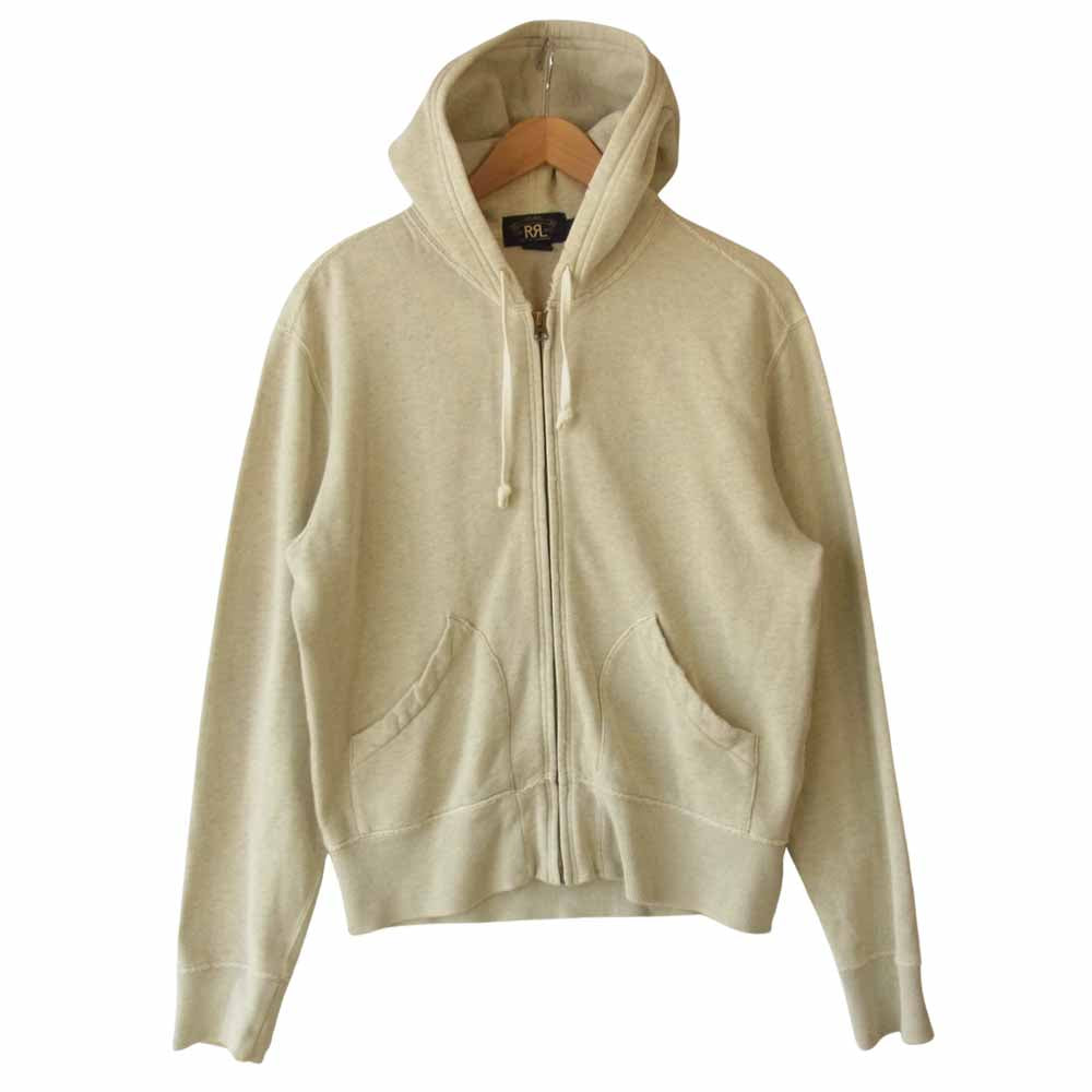 RRL ダブルアールエル ヴィンテージ加工 セパレート ポケット フルジップ パーカー グレー系 S【中古】