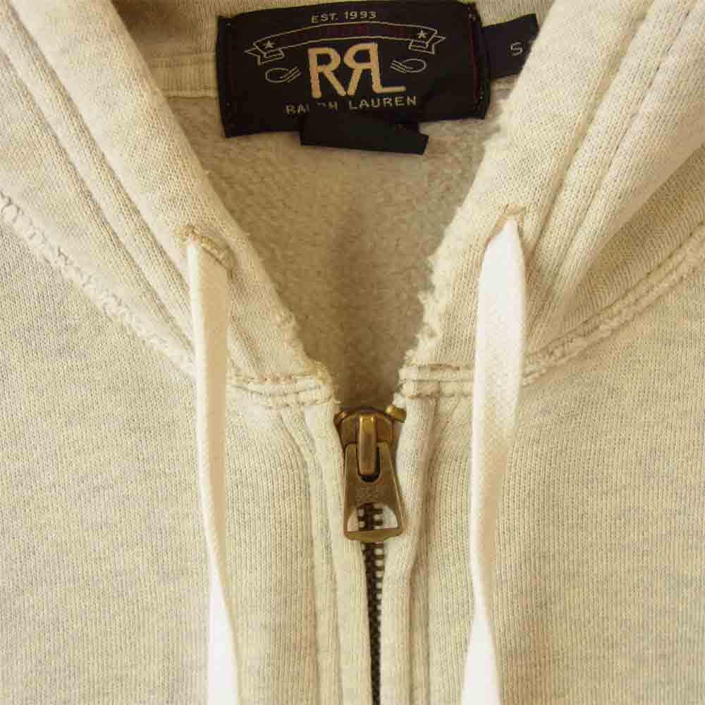 RRL ダブルアールエル ヴィンテージ加工 セパレート ポケット フルジップ パーカー グレー系 S【中古】