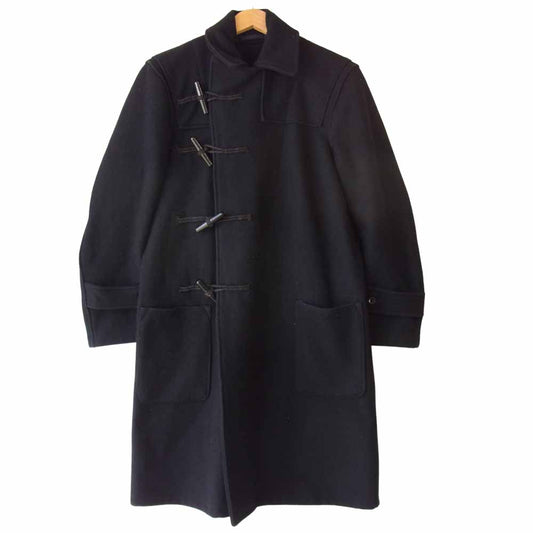 ヴィンテージ 50s イギリス GPO ポストマン ミリタリー ダッフル コート ネイビー系 1【中古】
