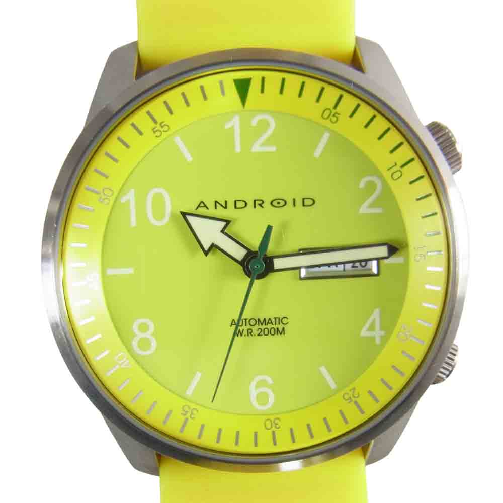 AD267  ANDROID アンドロイド OCTPUS オクトパス 時計 イエロー イエロー系【中古】