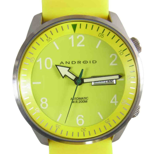 AD267  ANDROID アンドロイド OCTPUS オクトパス 時計 イエロー イエロー系【中古】