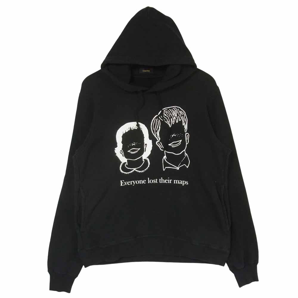 UNDERCOVER アンダーカバー UCT4893-1 LOST THEIR MAPS プルオーバー パーカー 日本製 ブラック系 2【中古】