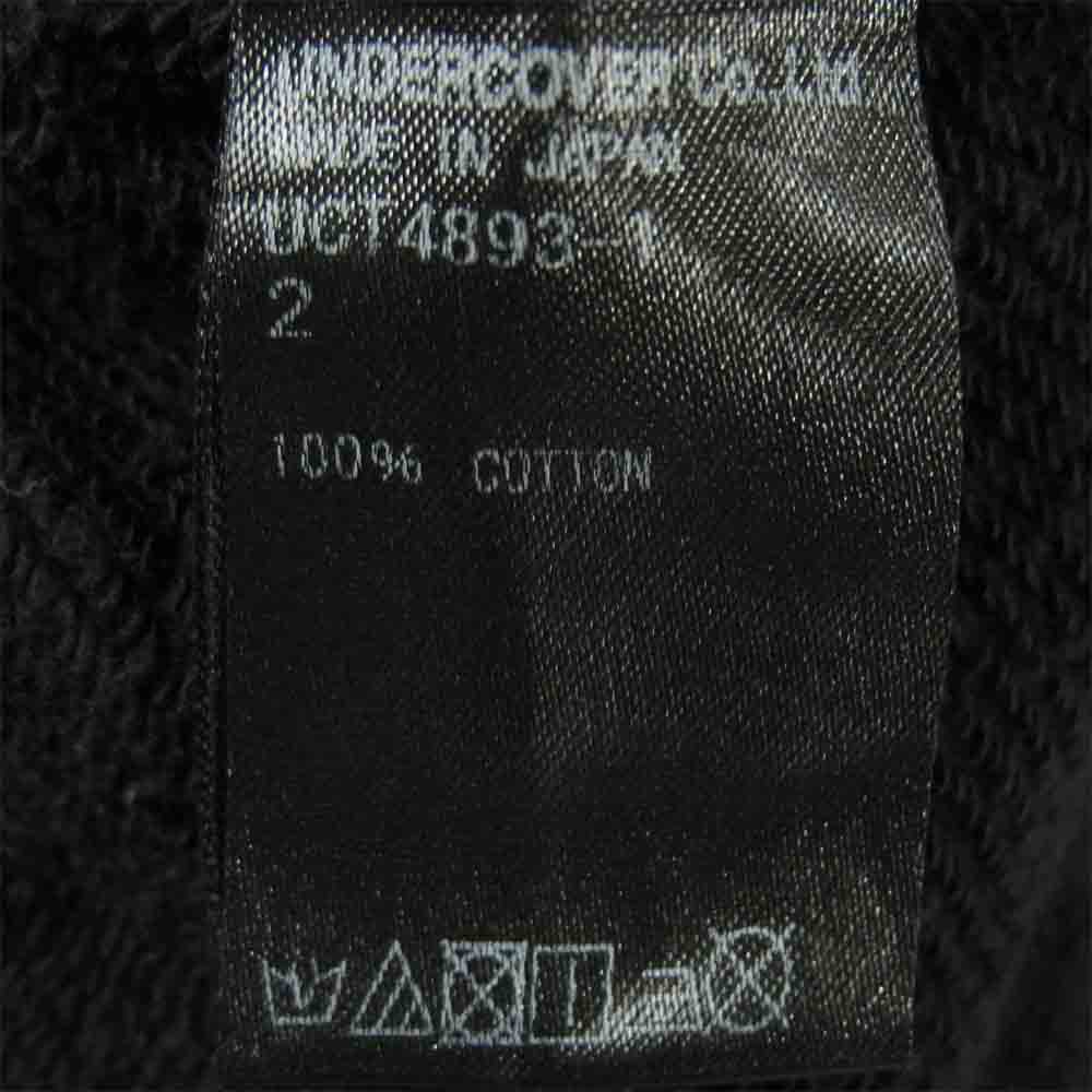 UNDERCOVER アンダーカバー UCT4893-1 LOST THEIR MAPS プルオーバー パーカー 日本製 ブラック系 2【中古】