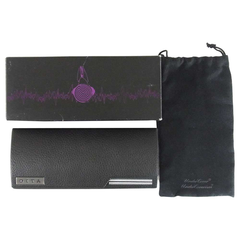 UNDERCOVER アンダーカバー × DITA ディータ KLAUS GIZ柄 オーバル サングラス SmokeBlack【中古】