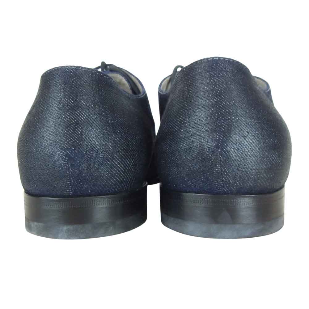 BOTTEGAVENETA ボッテガヴェネタ denim oxford dress デニム オックスフォード ドレス ストレートチップ シューズ インディゴブルー系 42.5【中古】