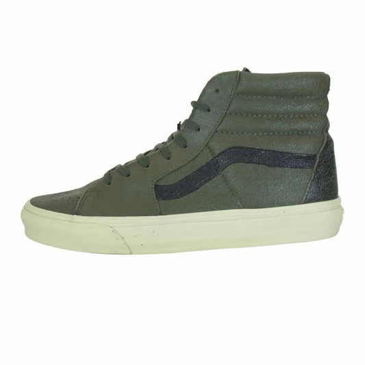 MARNI マルニ × バンズ VANS SK-8 HI スケートハイ クラックレザー スニーカー Olive Night/Black 28.5cm【美品】【中古】