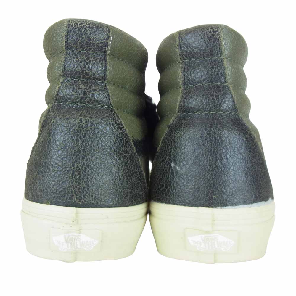 MARNI マルニ × バンズ VANS SK-8 HI スケートハイ クラックレザー スニーカー Olive Night/Black 28.5cm【美品】【中古】