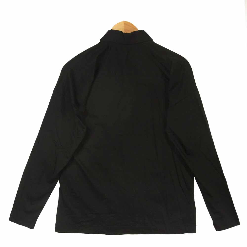 ISSEY MIYAKE イッセイミヤケ HP61-JJ302-15 wide collar shirt ワイドカラー 長袖 シャツ ブラック系 2【極上美品】【中古】
