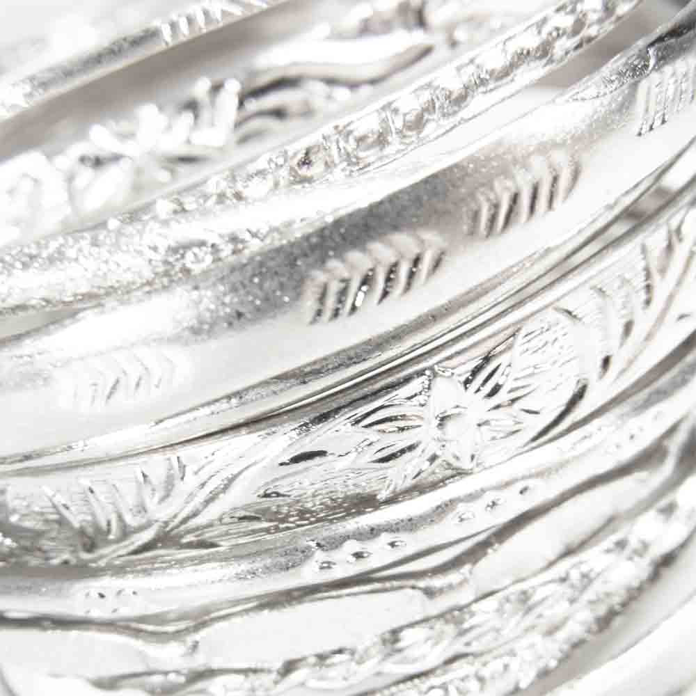 UNDERCOVER アンダーカバー 19SS UCW4A01 14pcs Bracelet ブレスレット バングル シルバー系【美品】【中古】