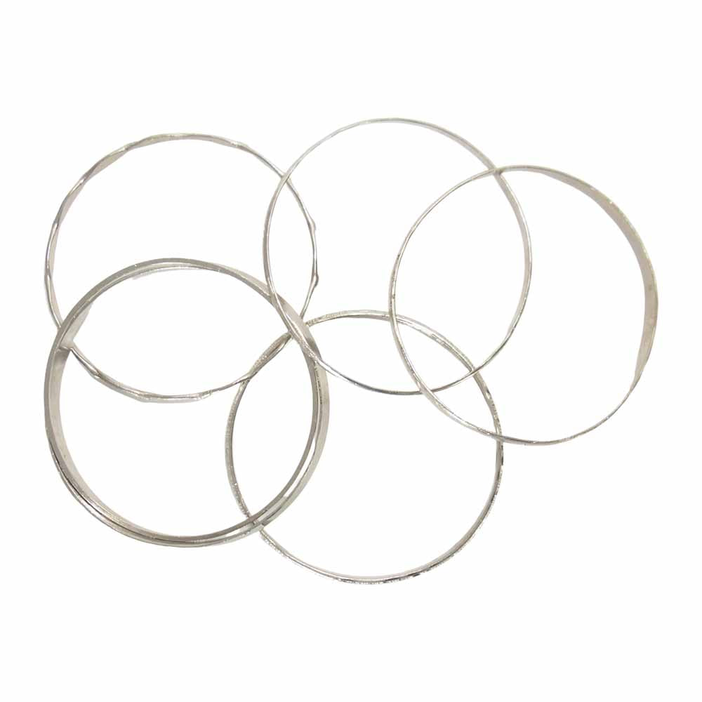 UNDERCOVER アンダーカバー 19SS UCW4A01 14pcs Bracelet ブレスレット バングル シルバー系【美品】【中古】