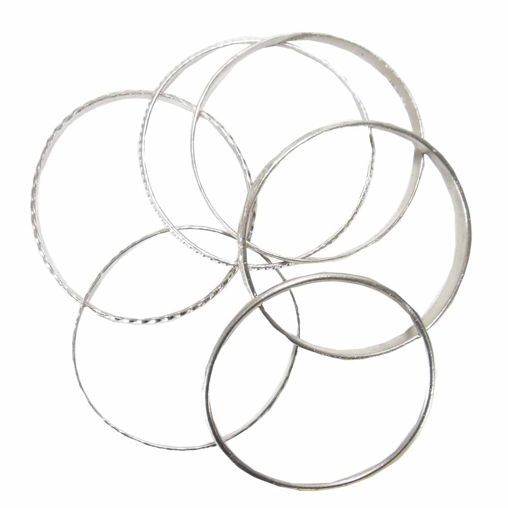 UNDERCOVER アンダーカバー 19SS UCW4A01 14pcs Bracelet ブレスレット バングル シルバー系【美品】【中古】