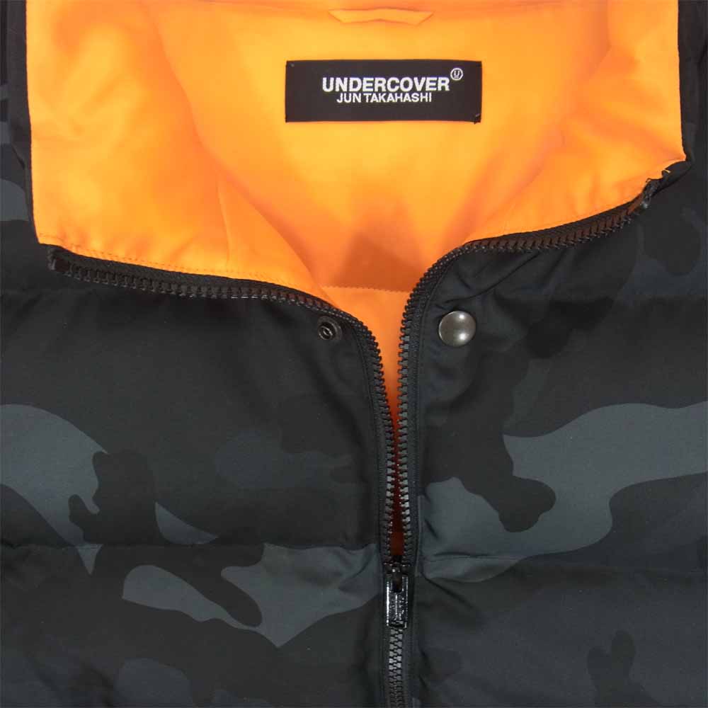 UNDERCOVER アンダーカバー UC1A9201 VALENTINO ヴァレンティノ 30th Anniversary Leather sleeve down jacket レザー スリーブ ダウン ジャケット  ブラック系 1【新古品】【未使用】【中古】