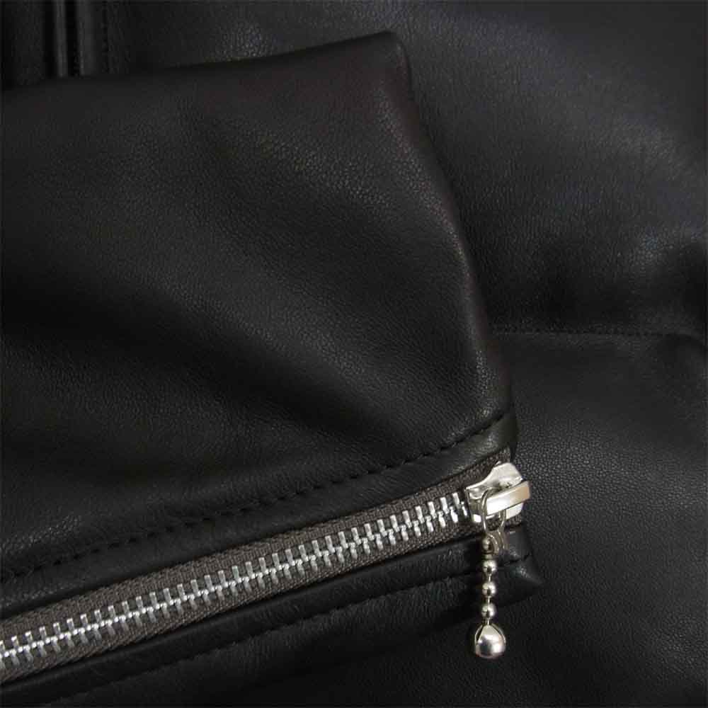 UNDERCOVER アンダーカバー UCZ9209 FRAGMENT フラグメント 30th Anniversary Leather sleeve down jacket レザー スリーブ ダウン ジャケット ブラック系 2【美品】【中古】
