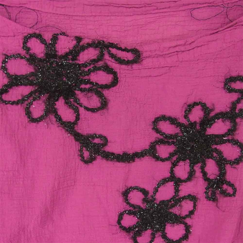 ISSEY MIYAKE イッセイミヤケ MI02FK152 me ミー フラワー 刺繍 ドルマンスリーブ カットソー ピンク系【中古】