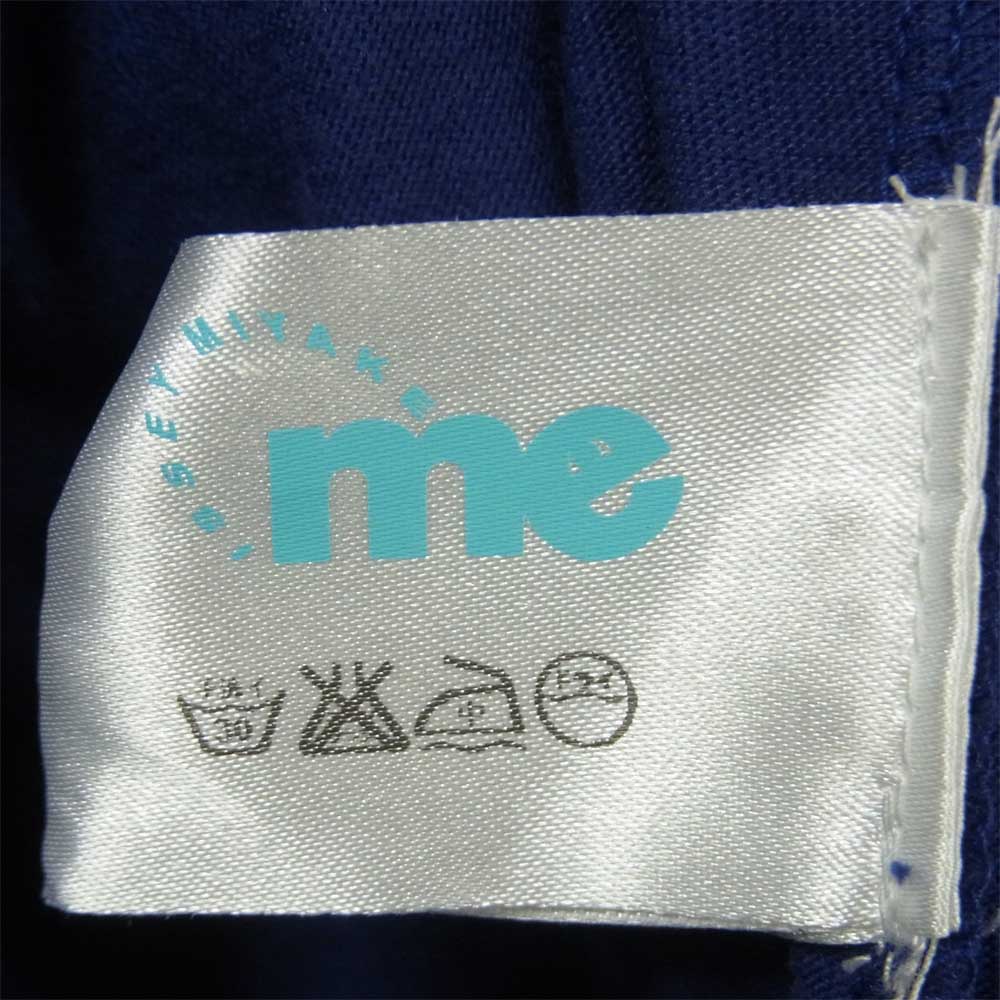 ISSEY MIYAKE イッセイミヤケ MI24JH271 me ミー ボタニカル 刺繍 ノースリーブ ワンピース 青紫系【中古】