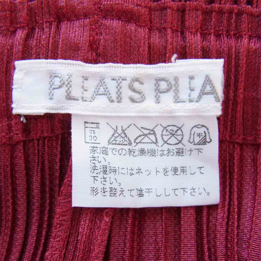 PLEATS PLEASE プリーツプリーズ PP23-JG526 イッセイミヤケ ISSEY MIYAKE プリーツ加工 スカート ワインレッド ワインレッド系 1【美品】【中古】