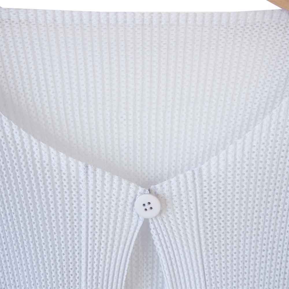 PLEATS PLEASE プリーツプリーズ PP23-F0254 イッセイミヤケ ISSEY MIYAKE プリーツ加工 メッシュ カーディガン グレー グレー系 3【美品】【中古】