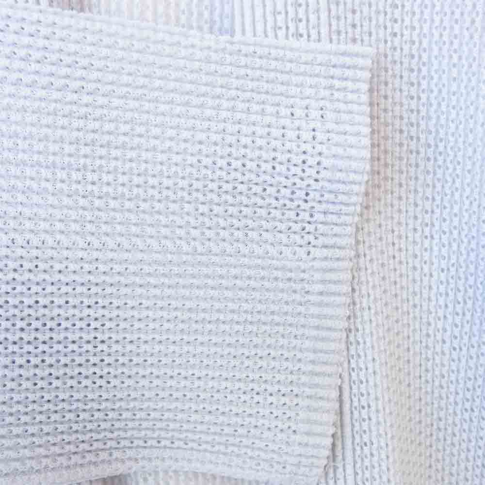 PLEATS PLEASE プリーツプリーズ PP23-F0254 イッセイミヤケ ISSEY MIYAKE プリーツ加工 メッシュ カーディガン グレー グレー系 3【美品】【中古】