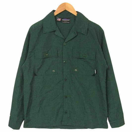 サウザンドマイル サプレックス ナイロン ユーティリティ シャツ USA製 グリーン系 M【中古】