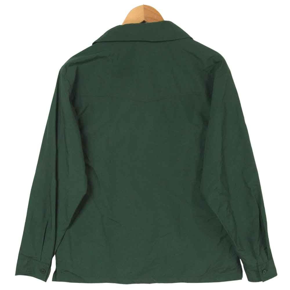 サウザンドマイル サプレックス ナイロン ユーティリティ シャツ USA製 グリーン系 M【中古】