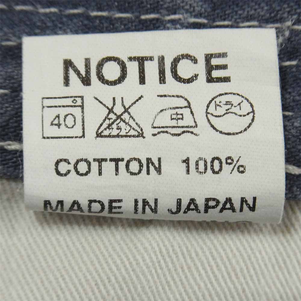 SASAFRAS ササフラス FALL LEAF PANTS 1/2 フォールリーフ ショーツ ショートパンツ インディゴブルー系 S【中古】