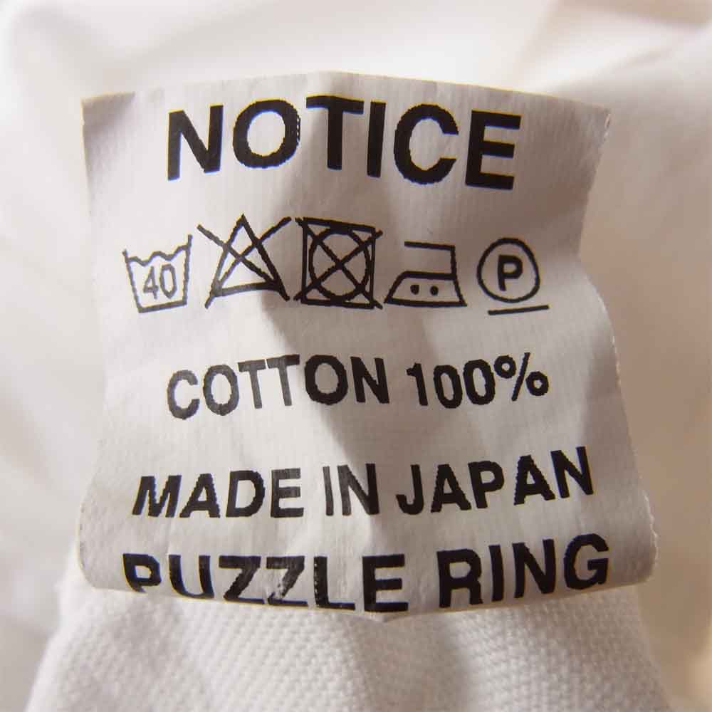 SASAFRAS ササフラス GREEN THOMB SHELL SHIRT 1/2 グリーンサム シェル BD 半袖 シャツ ホワイト系 S【中古】