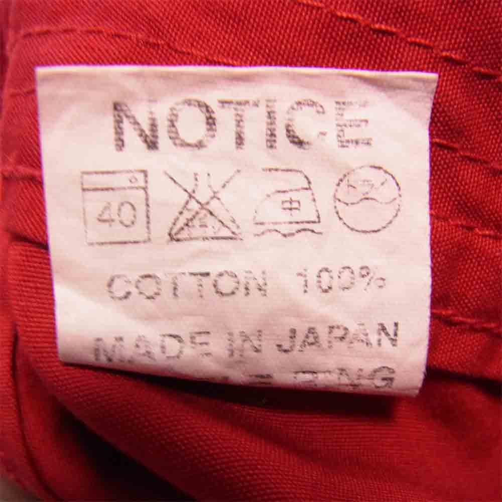 SASAFRAS ササフラス Whole Hole Pants 1/2 ショート パンツ レッド レッド系 S【中古】