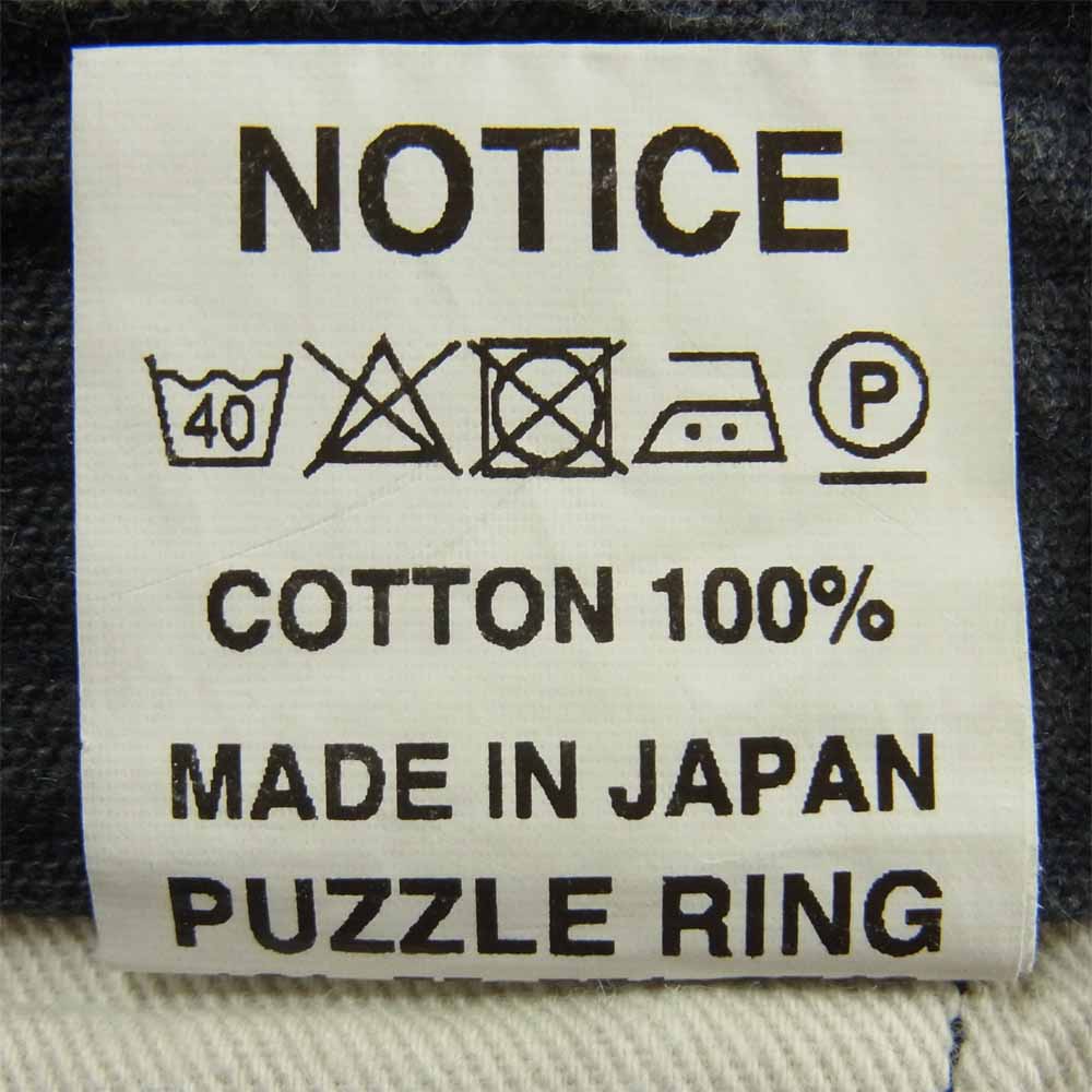 SASAFRAS ササフラス FALL LEAF SPRAYER PANTS フォールリーフ スプレイヤー パンツ ブラックデニム ブラック系 S【中古】