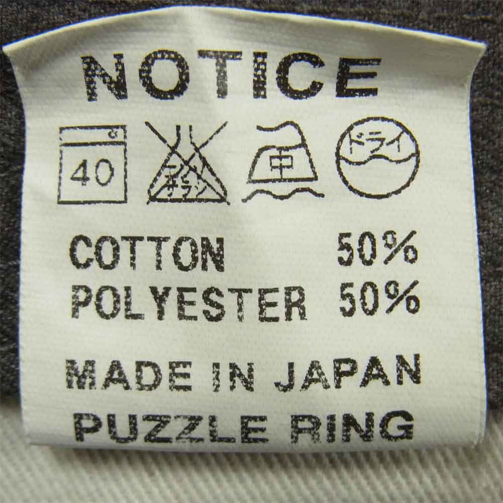 SASAFRAS ササフラス FALL LEAF GARDENER PANTS フォール リーフ ガーデナー パンツ 日本製 グレー系 S【中古】