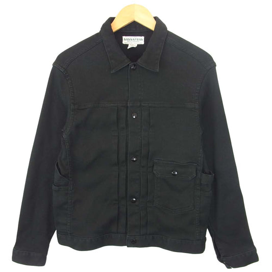SASAFRAS ササフラス Gardener Jacket Pique ピケ ガーデナー ジャケット ブラック系 S【中古】