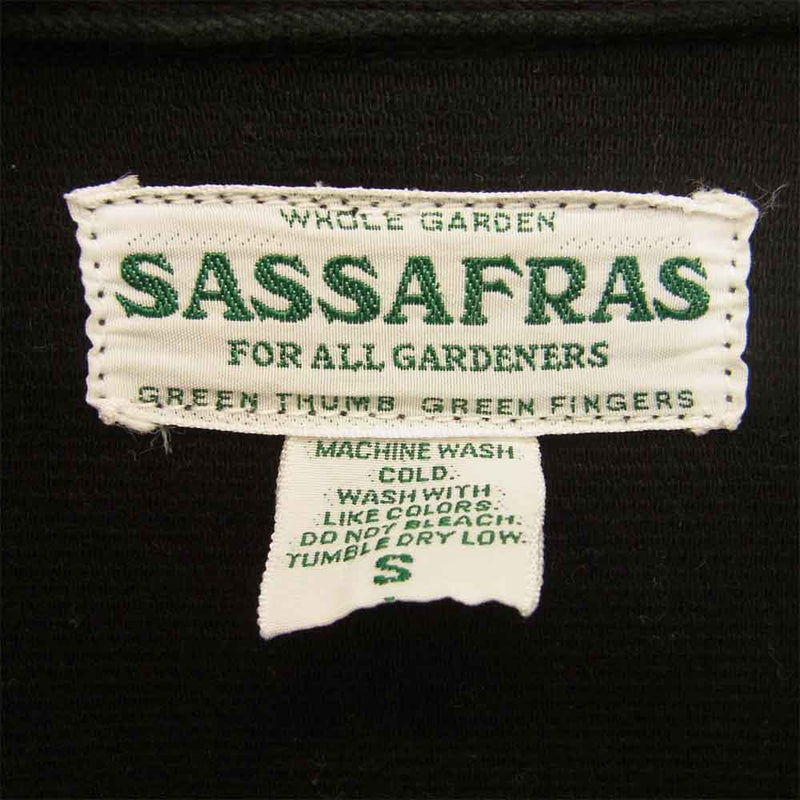 SASAFRAS ササフラス Gardener Jacket Pique ピケ ガーデナー ジャケット ブラック系 S【中古】