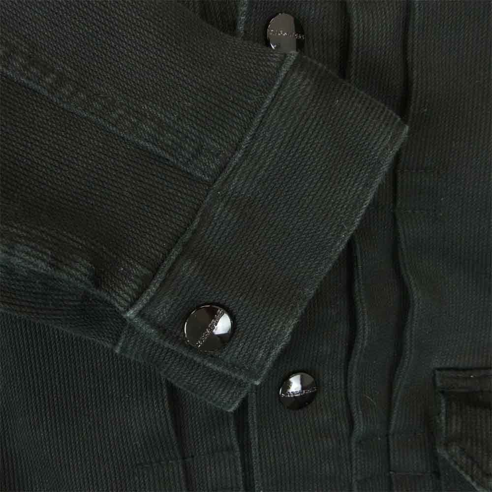 SASAFRAS ササフラス Gardener Jacket Pique ピケ ガーデナー ジャケット ブラック系 S【中古】