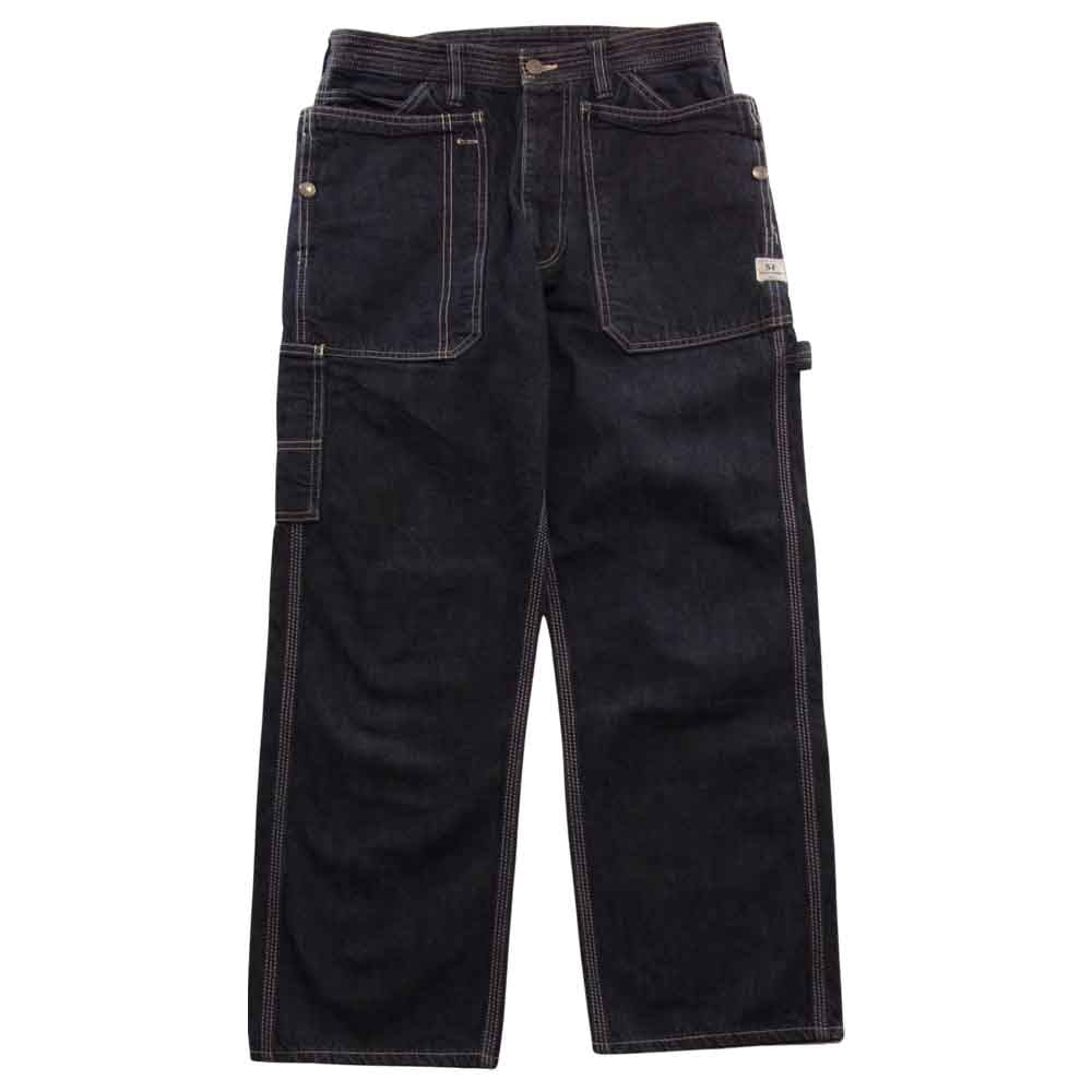 SASAFRAS ササフラス FALL LEAF GARDENER DENIM PANTS フォール リーフ ガーデナー デニム パンツ ダークネイビー系 S【中古】