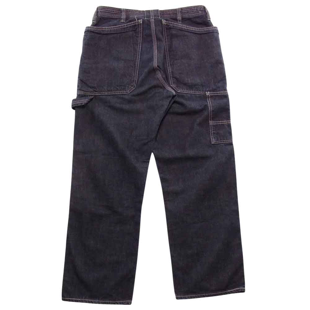 SASAFRAS ササフラス FALL LEAF GARDENER DENIM PANTS フォール リーフ ガーデナー デニム パンツ ダークネイビー系 S【中古】