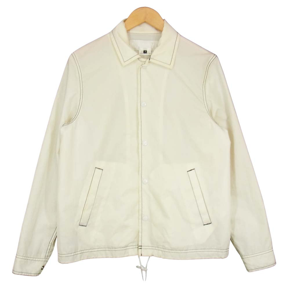 GANRYU ガンリュウ AP2015 EP-J015 コムデギャルソン COMMEdesGARCONS ベーシック コーチ ジャケット オフホワイト系 S【中古】