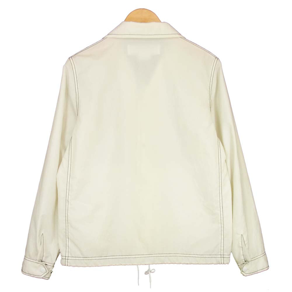 GANRYU ガンリュウ AP2015 EP-J015 コムデギャルソン COMMEdesGARCONS ベーシック コーチ ジャケット オフホワイト系 S【中古】