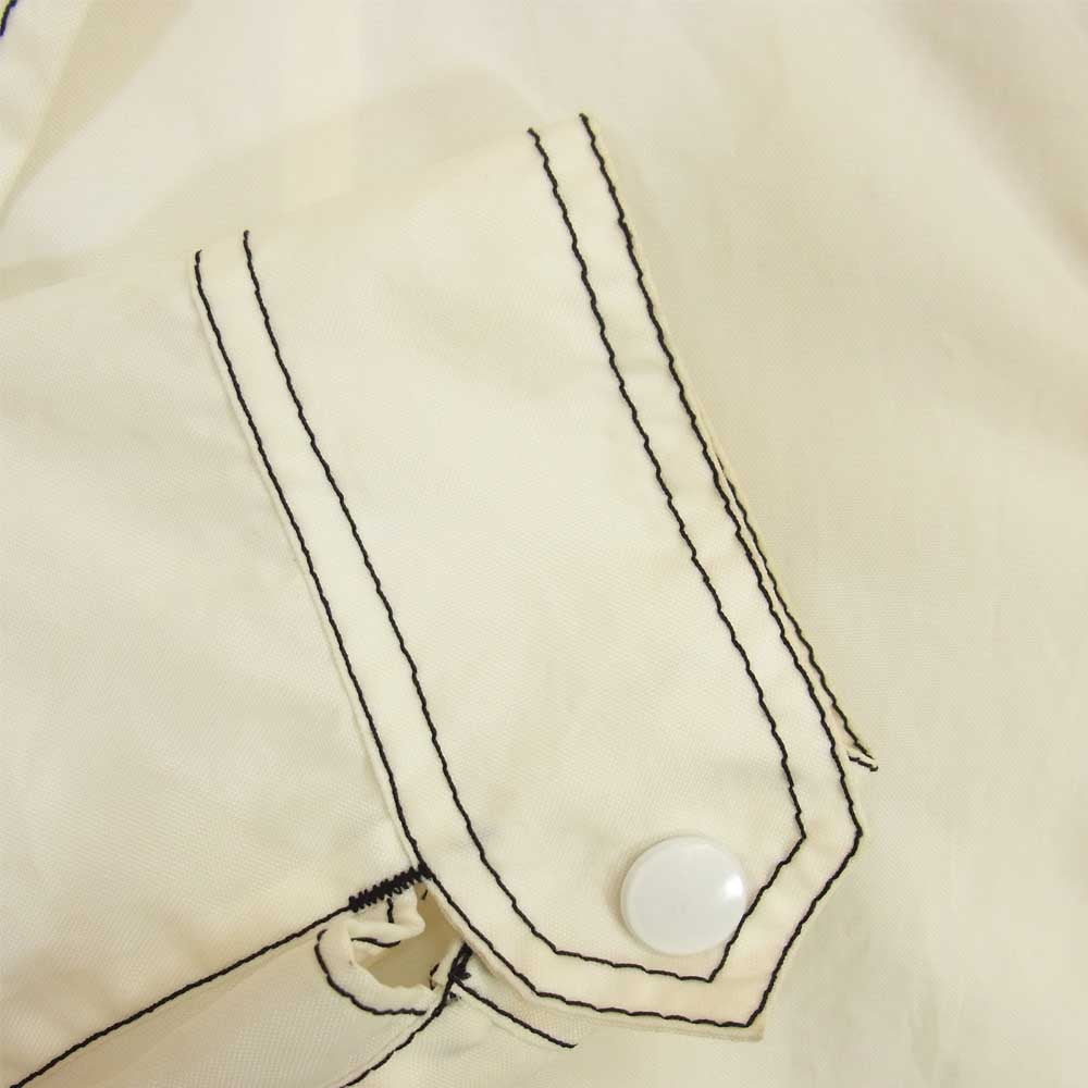 GANRYU ガンリュウ AP2015 EP-J015 コムデギャルソン COMMEdesGARCONS ベーシック コーチ ジャケット オフホワイト系 S【中古】