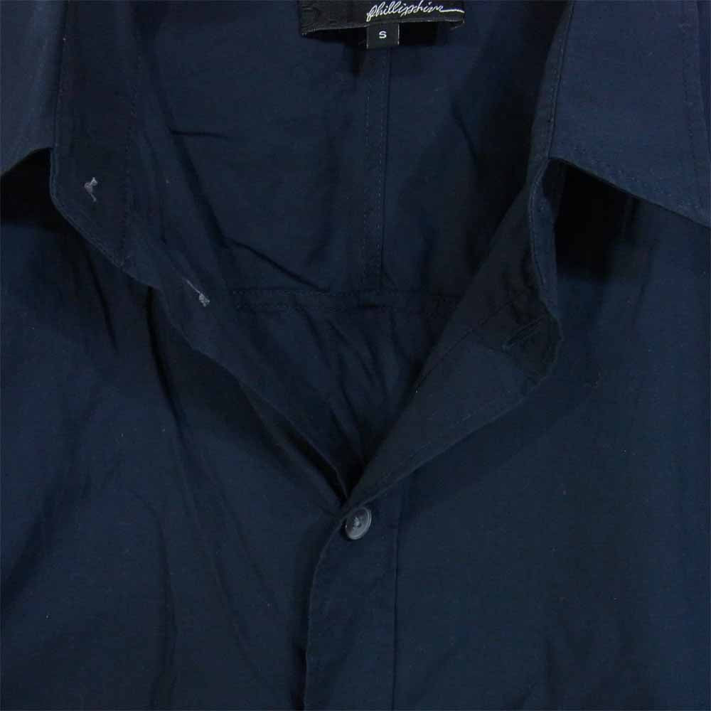 3.1 フィリップ リム SHIRT コットン 長袖 シャツ 長袖シャツ ダークネイビー系 S【中古】