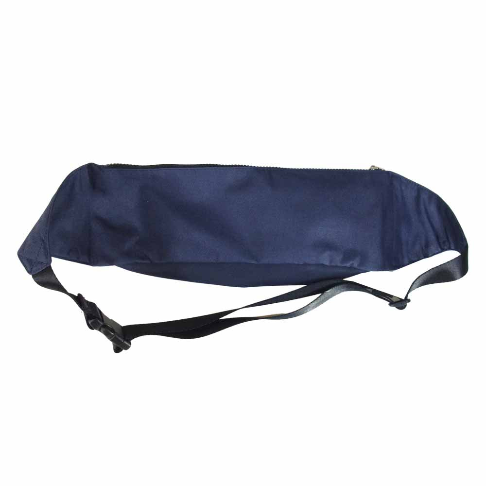 カルヴァンクラインジーンズ ロゴ パッチ ボディ バッグ ネイビー系【美品】【中古】