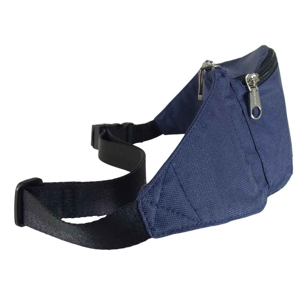 カルヴァンクラインジーンズ ロゴ パッチ ボディ バッグ ネイビー系【美品】【中古】