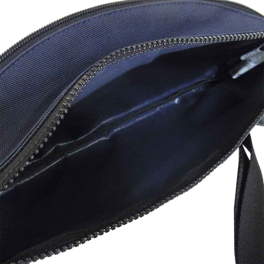 カルヴァンクラインジーンズ ロゴ パッチ ボディ バッグ ネイビー系【美品】【中古】