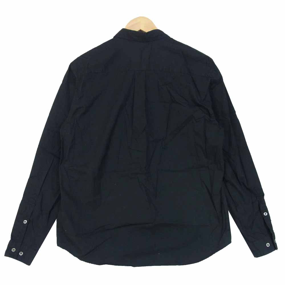 UNDERCOVER アンダーカバー 15AW N9404 U ロゴ 刺繍 シャツ 長袖シャツ コットン 日本製 ブラック系 1【中古】