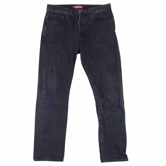 Supreme シュプリーム 20SS STONE WASHED BLACK SLIM JEAN ストーン ウォッシュ ブラック スリム デニム パンツ ブラック系 34【中古】
