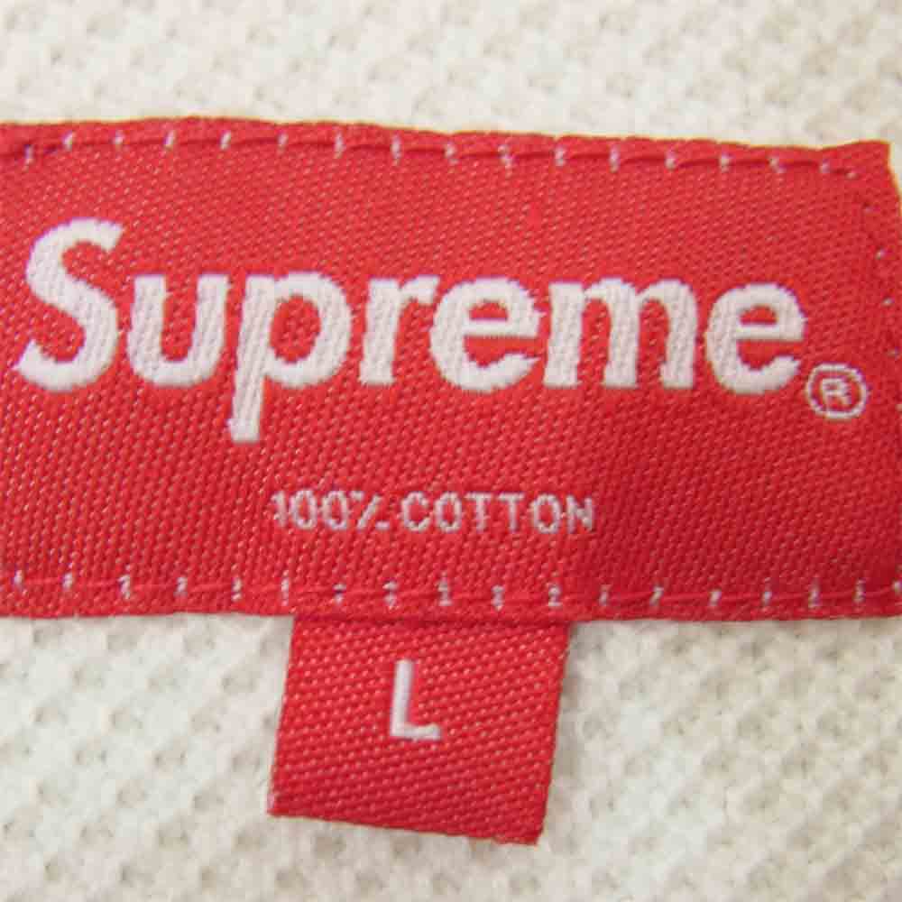 Supreme シュプリーム 18AW PIQUE CREWNECK ピケ クルーネック カットソー マルチカラー系 L【中古】