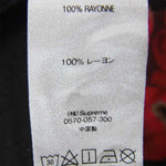 Supreme シュプリーム 19ss Cherry Rayon S/S Shirt チェリー レーヨン 半袖 シャツ ブラック系 L【中古】
