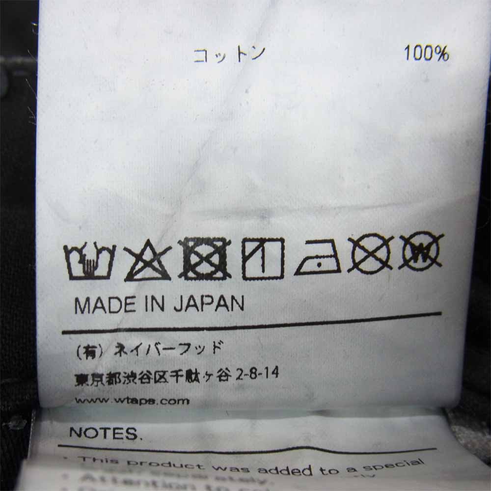 WTAPS ダブルタップス 20SS 201WVDT-PTM04 JUNGLE STOCK 02 TROUSERS カーゴ パンツ ブラック系 03【中古】