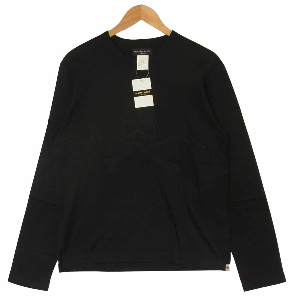 mastermind JAPAN マスターマインドジャパン MM-TS6-011 フロント スカル 長袖 Tシャツ ブラック系 M【新古品】【未使用】【中古】