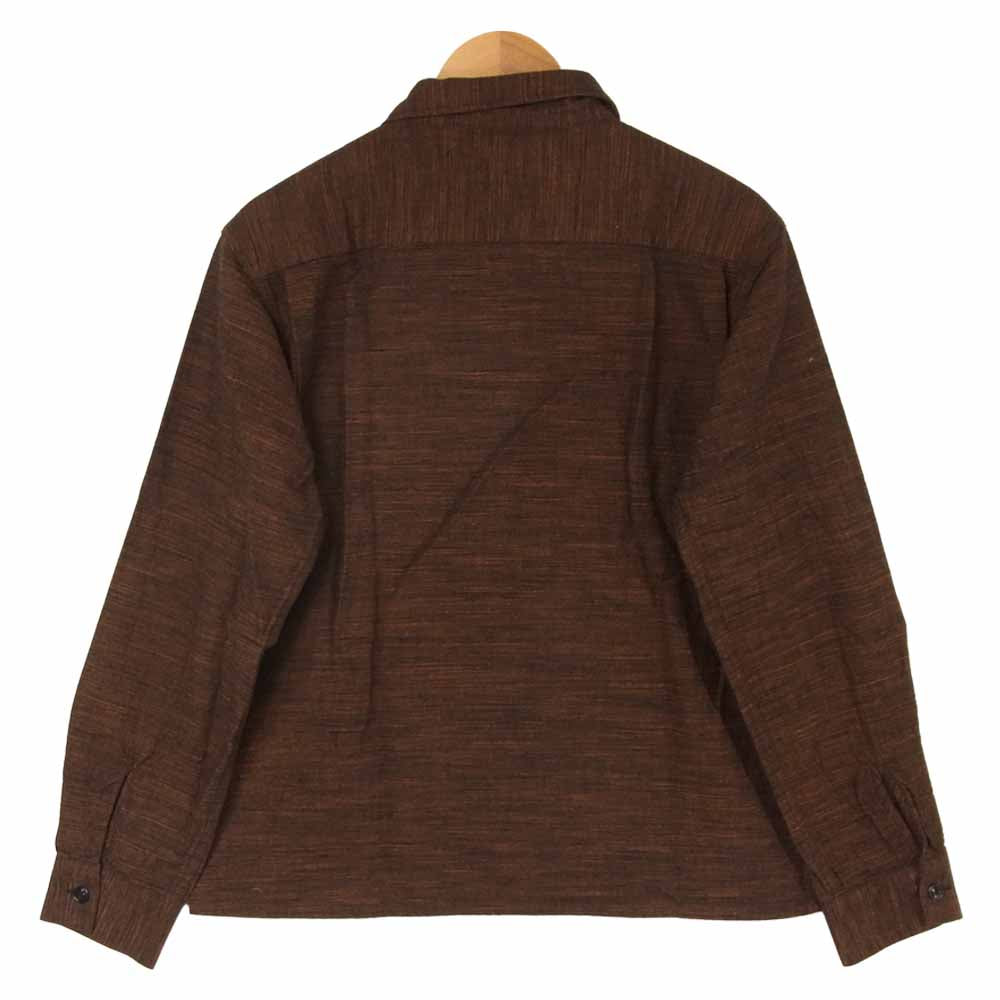 TENDERLOIN テンダーロイン T-MEXICAN SHT メキシカン 長袖 シャツ 日本製 ブラウン系 S【極上美品】【中古】