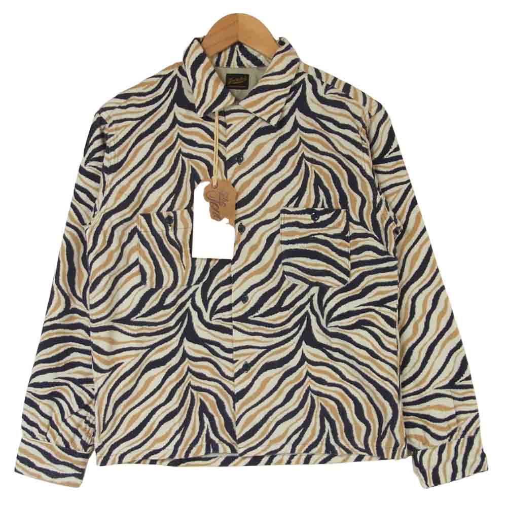 TENDERLOIN テンダーロイン T-CORDUROY SHT A コーデュロイ 長袖 シャツ 日本製 ZEBRA XS【極上美品】【中古】